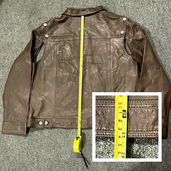 TelfarxWilson’s Leather Size XL Sold-out Limited Stock Chocolate Leather Jacket - Picture 11 of 16